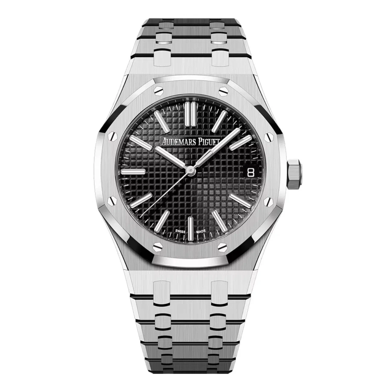 Audemars Piguet — Audemars Piguet Royal Oak 15500ST.OO.1220ST.03 Black Dial Stainless Steel Aut...