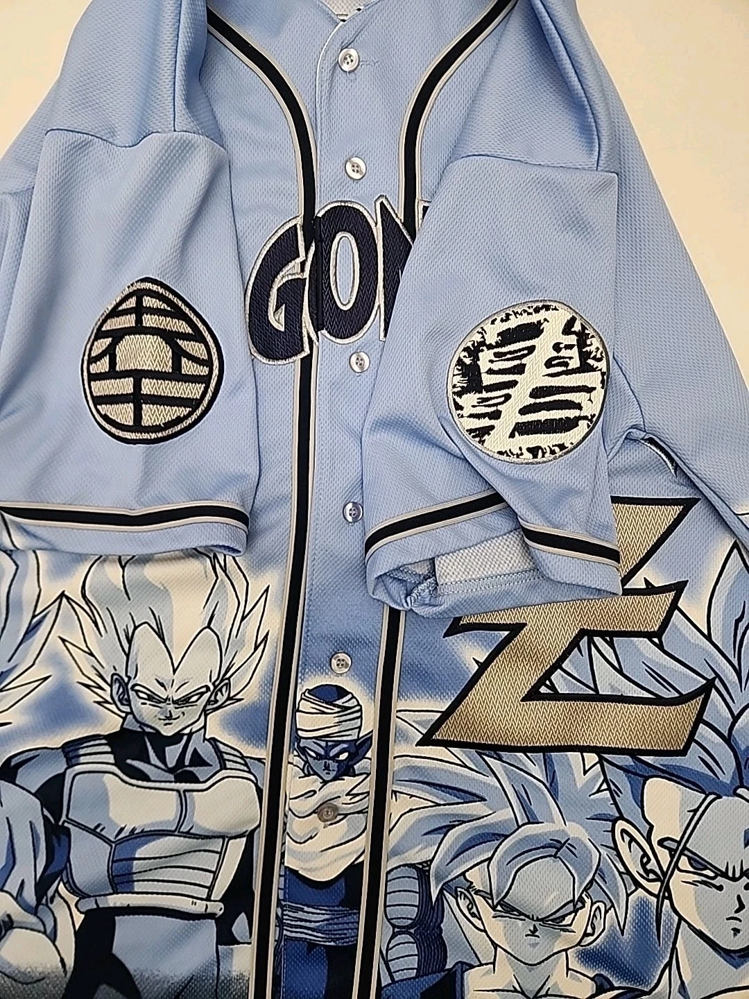 Dragon Ball Z Baseball Jersey