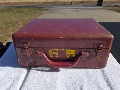 Vintage Skil Metal Drill Box - Electric Drill Case