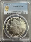 1882-CC $1 Morgan Silver Dollar PCGS MS64