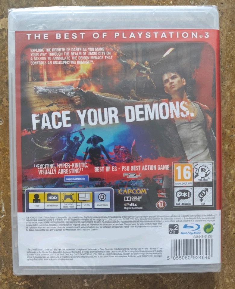 DmC Devil May Cry - Essentials (Sony PlayStation 3) PAL UK New Sealed Free Post - Image 2 of 4