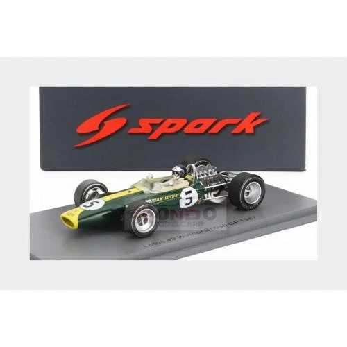 1:43 SPARK Lotus F1 49 #5 Winner British Gp 1967 Jim Clark S6362 Modellbau - Bild 2 von 2