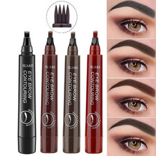 Microblading Tattoo Eyebrow Ink Pen Long Lasting Eye Brow Pencil 3D Fork Makeup