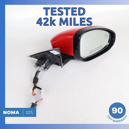 14-24 Jaguar X152 F-Type Right Side Rear View Door Mirror w/ Blind Spot OEM 42k