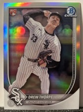 Drew Thorpe 2025 Bowman Chrome RC Rookie Red Redemption Chicago White Sox