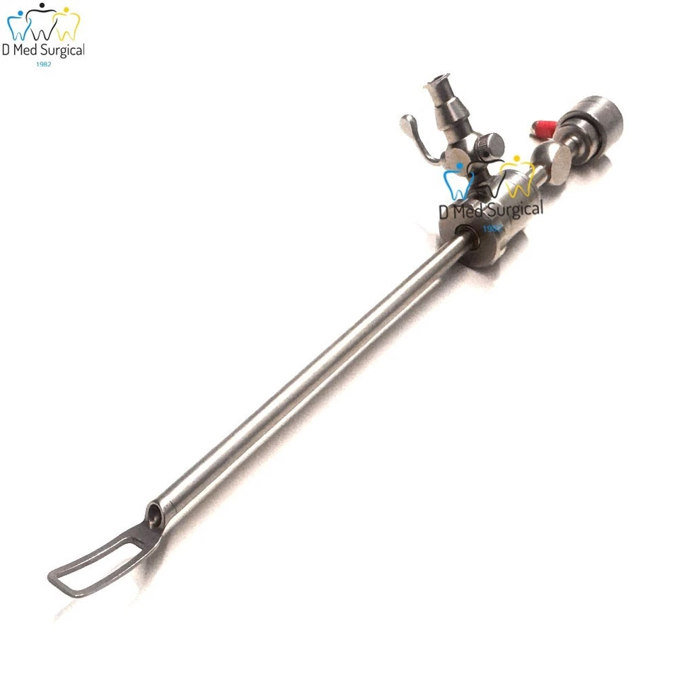 Funda endoscopio 30° para cirugía de levantamiento de cejas 4 mm x 17,5 cm con orificio de visión ascendente Foto 2 de 4