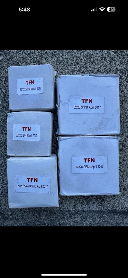 Rodamientos de rueda de cerámica Yamaha YZF R6 2008-2021 Foto 2 de 4