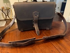 Saddleback Dark Coffee Brown Slim Leather Bri...