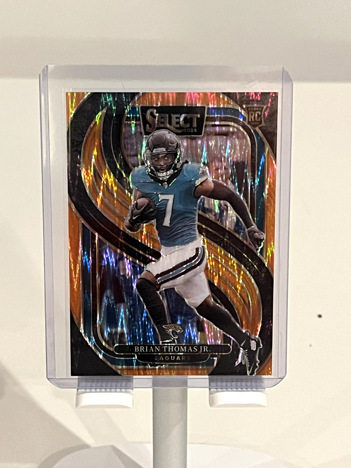 2024 Panini Select Premier Level Orange Shock Brian Thomas Jr. RC /399