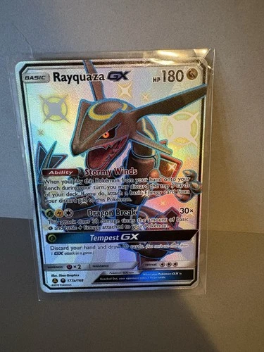 Pokémon TCG Rayquaza GX 177a/168 Shiny
