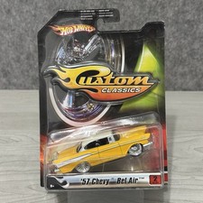 New Hot Wheels Custom Classics 57 Chevy Bel Air Fresh Paint Series 1 Die-cast New Hot Wheels Custom Classics 57 Chevy Bel Air Fresh Paint Series 1 Die-cast