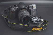 Nikon D3100 Digital SLR Black Camera 18-55mm VR Lens 1,518 Shots! #I46
