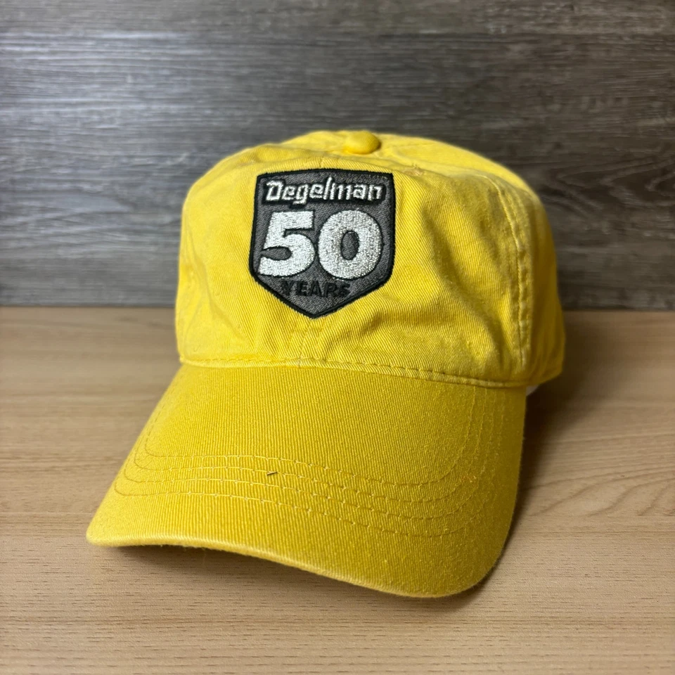 Gorra Degelman correa trasera amarilla ajustable Foto 3 de 4