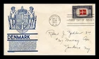 US COVER DENMARK OVERRUN COUNTRIES FDC SCOTT 920 ANDERSON CACHET