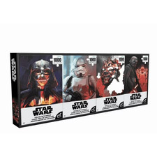 Star Wars Collectors Puzzle Set, Set of 4 1,000 Piece Puzzles Holiday NEW