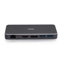 C2G C2G54543 100W USB C Dual Display MST Docking Station with HDMI RJ45