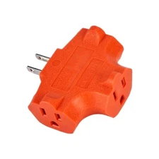 3 Way Plug Adapter 3 Prong Outlet Splitter Power Adapter Outdoor15a 125v