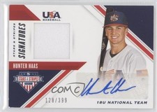 2020 Panini USA Baseball Stars & Stripes Signatures /399 Hunter Haas Auto 0jd0
