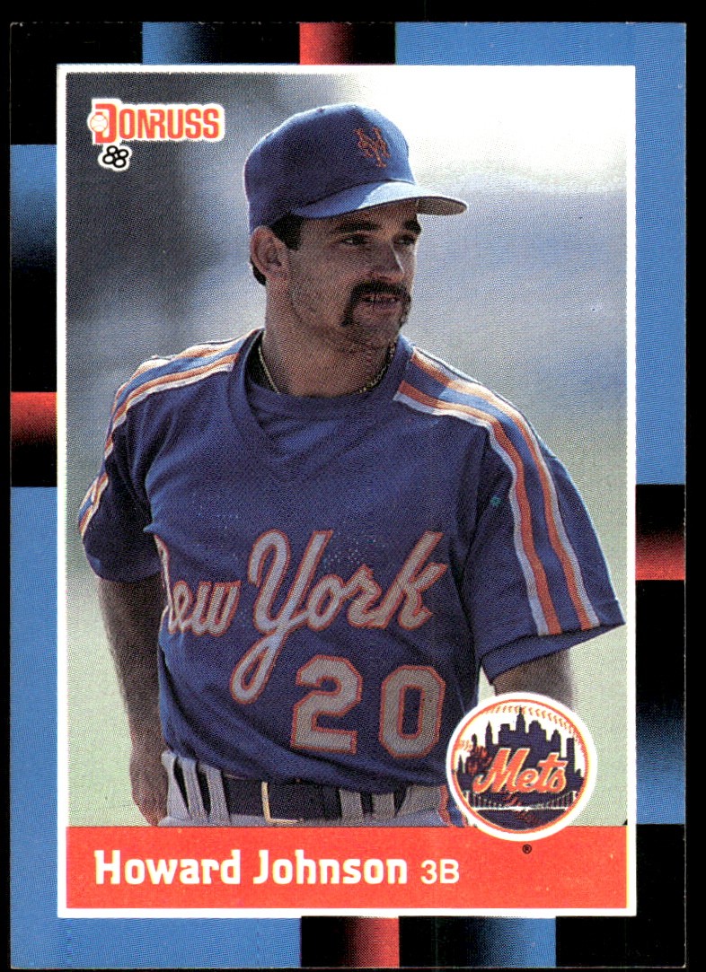 Howard Johnson 1988 Leaf #238 New York Mets MLB READ FREE SHIPPING AutographDen
