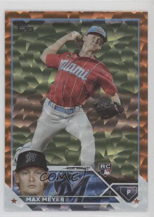 2023 Topps Series 2 Orange Foil /299 Max Meyer #388 Rookie RC 0z6b