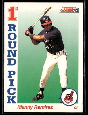 1992 Score #800 Manny Ramirez Rookie Card RC