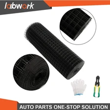 Labwork 16 Gauge 1"x1" Weld Wire Fence Vinyled Coated Chicken Rabbit Mesh 1 Roll