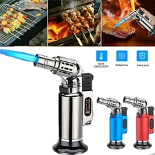 Torch Lighter Jet Gun Welding Adjustable Flame Windproof Refillable Gas Butane