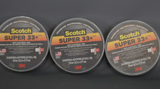 3M Scotch Super 33 Vinyl Electrical Tape, .75-Inch by 66-Feet  Pack of 3 