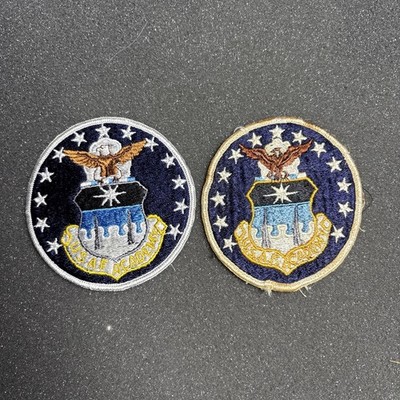USAF US Air Force Academy USAFA Patch Vintage Pair