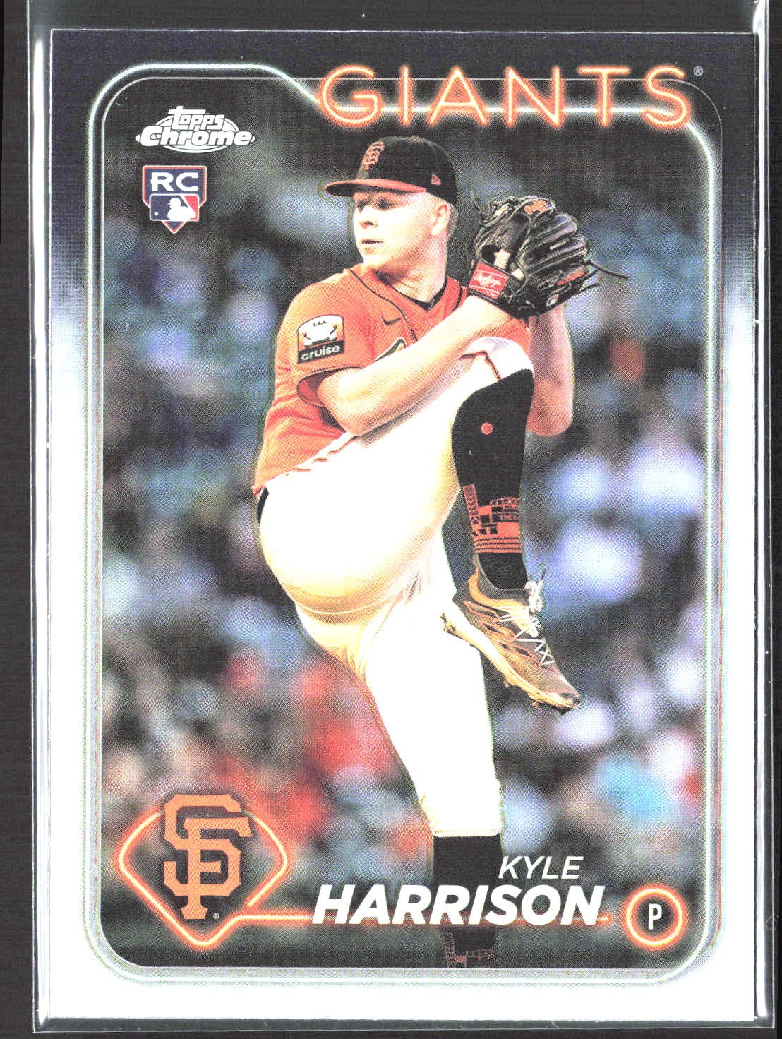 2024 Topps Chrome Kyle Harrison #191 Refractor RC San Francisco Giants