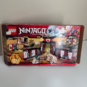 Lego Spinjitzu Dojo 2504 Ninjago Zane Sensei Wu 100% Complete Set Golden Weapons