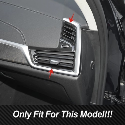 2 piezas cubierta de salida de aire delantera para tablero de automóvil rayas de ajuste para BMW X5 G05 2019-2022 - Imagen 3 de 6
