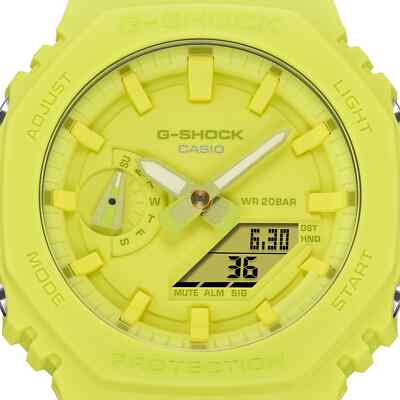 CASIO G-SHOCK GA-2100-9A9JF One Tone Series Analog Digital Watch