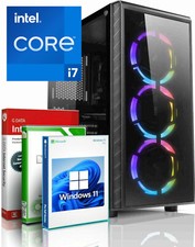 GAMING PC Windows 11 Intel i7 8 Threads 3.90GHz 32GB RAM RX 580 8GB 1TB SSD
