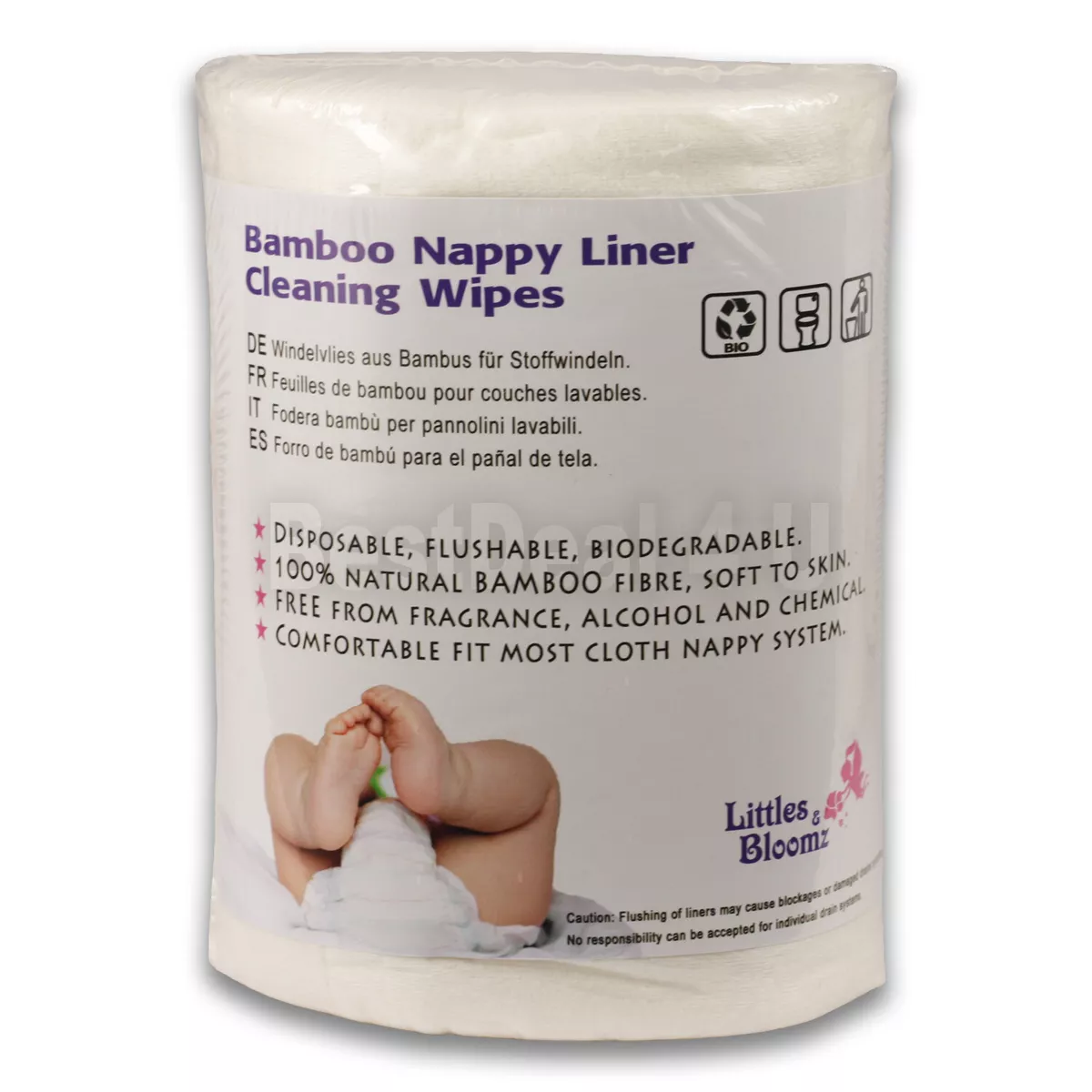 Flushable bamboo hotsell nappy liners