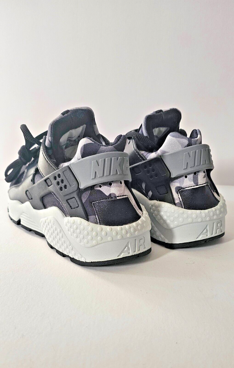 Women's Nike Air Huarache Run Print Size Black Grey Running