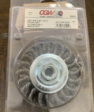 New - CGW 4" Radial Knot Wire Wheel Brush - 60502