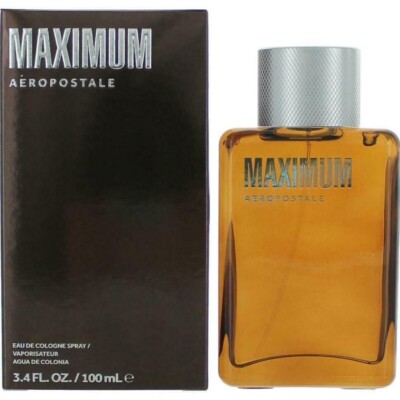 Aeropostale Maximum Eau De Cologne Spray For Men 3.3 3.4 Oz/100 ml
