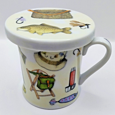 Angeln Angeln Fine China Becher & Keramik Untersetzer/Deckel Leonardo Vatertag Geschenk