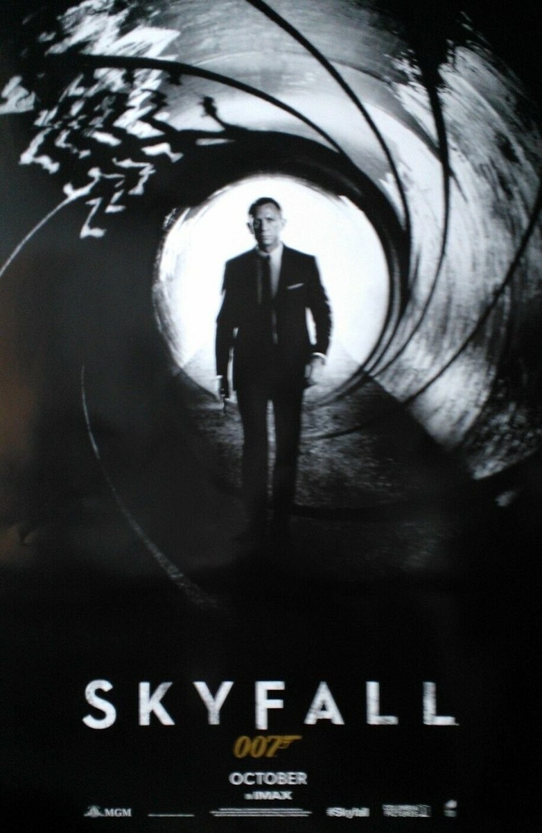 Skyfall (october imax ) Original Movie Poster Double Sided