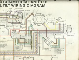 OMC OUTBOARD MARINE CORP BOAT 90 100 COMMERCIAL 110 150 155 175 WIRING