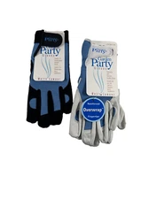 NOS 2X VTG Wells Lamont Women's GARDEN PARTY Work Gloves GOATSKIN & SPANDEX 1Sz