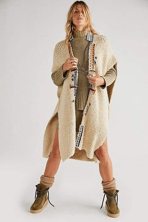 Free People Lonestar Poncho $300