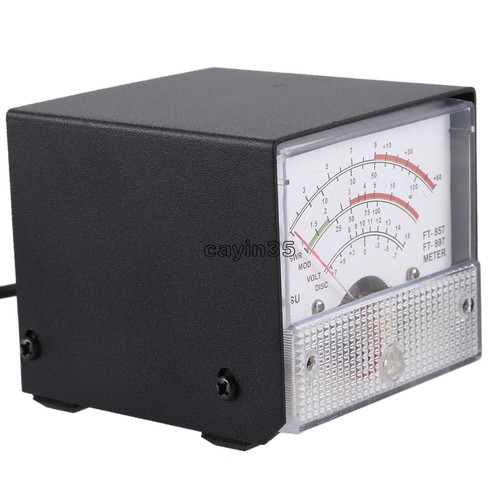 External S Meter/SWR/Power Meter display for Yaesu FT-857/FT-897 Metal Cover - Afbeelding 1 van 5