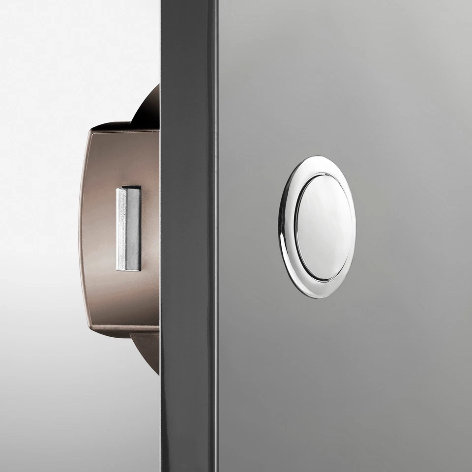 SOTECH Push-Lock Druckknopf Drehstangen Aufbauschloss Tür Schranktür-Schloss - Bild 3 von 4