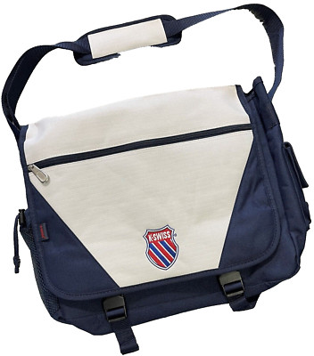 New K-Swiss Embroidered Logo Shoulder Bag Messenger Large Bag