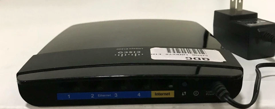 CISCO  LINKSYS  E1200  WIRELESS N ROUTER BUNDLED WITH AC ADAPTER G2 - Image 2 of 2