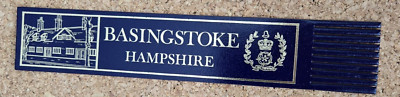   BASINGSTOKE - HAMPSHIRE   LESEZEICHEN   Leder *aus Sammlung* 042