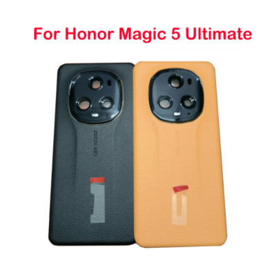 Original For Honor Magic 5 Ultimate Rear Housing Battery Back Door Cover + Lens