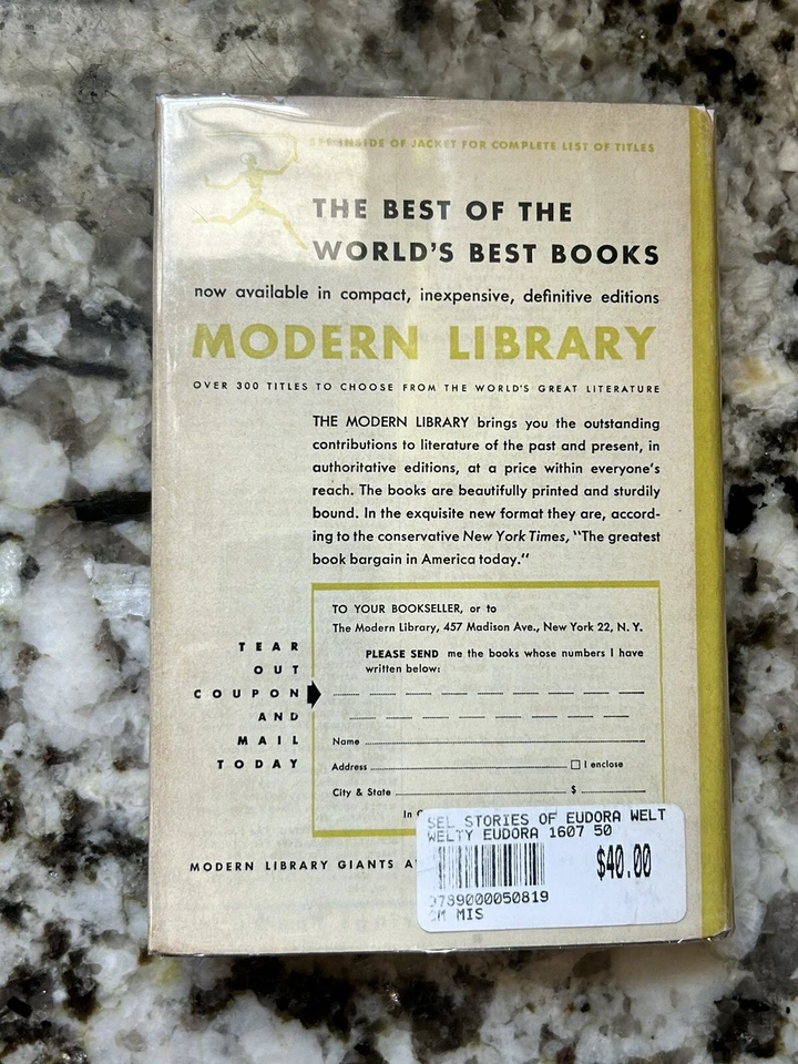 Katherine Anne Porter Selected Stories of Eudora Welty 1943 Modern Library Foto 2 de 4